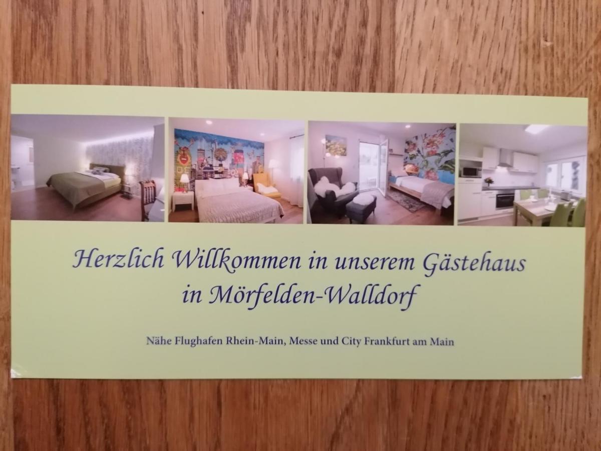 Gastehaus A Und D Fischer Mörfelden-Walldorf Exterior foto